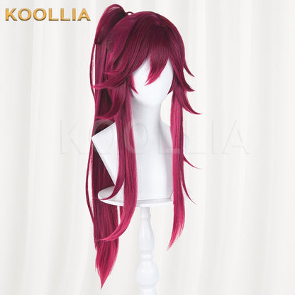 Ensemble Stars Wakami Maruka Wine Red Basic Wig