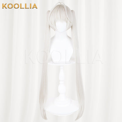 Yosuga no Sora Kasugano Sora Silver White Double Ponytail Basic Wig