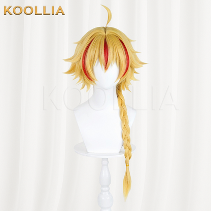 FGO Richard the Lionheart Golden Red Highlight Basic Wig