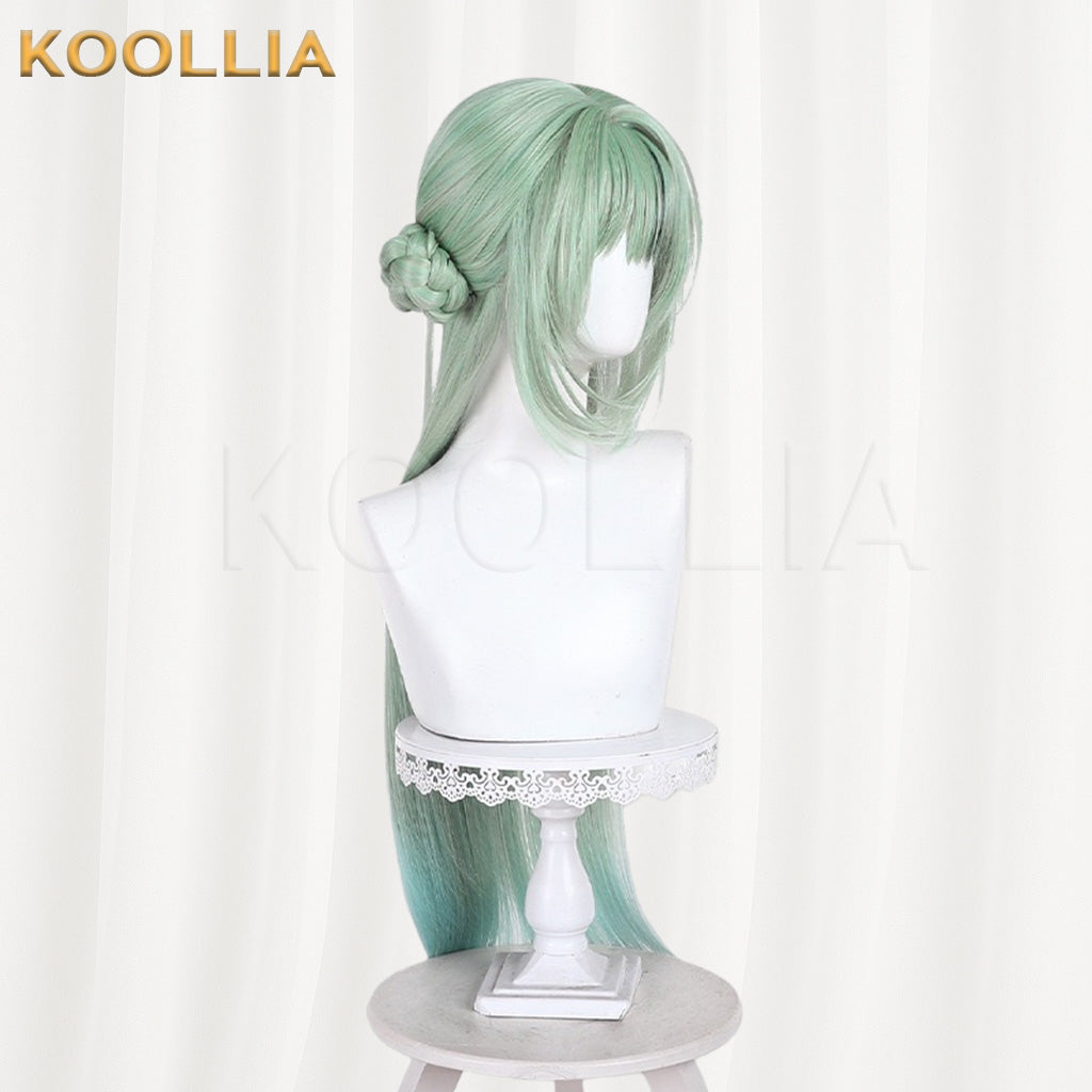 Arknights Sui Thirteen Green Gradient Basic Wig