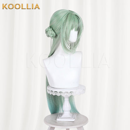 Arknights Sui Thirteen Green Gradient Basic Wig