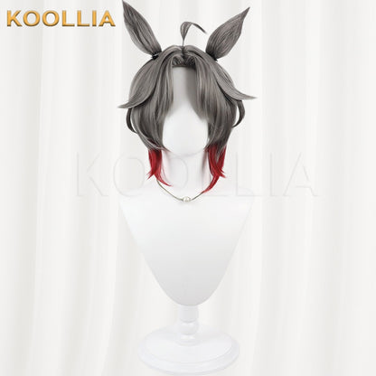 Uma Musume Pretty Derby Rose Kingdom Grey to Red Gradient Basic Wig