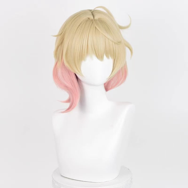 Genshin Impact Emilie Short Yellow Hair Basic Wig