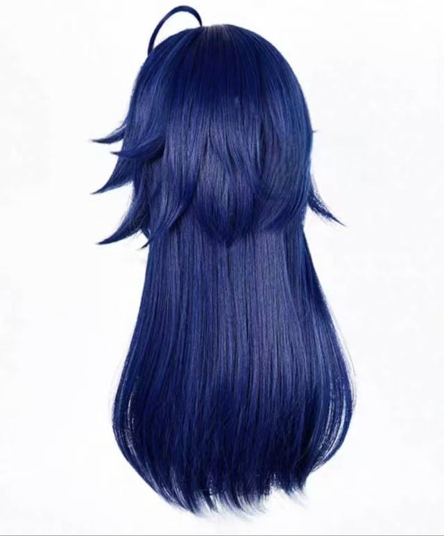 Genshin Impact Ororon Short Blue Hair Basic Wig