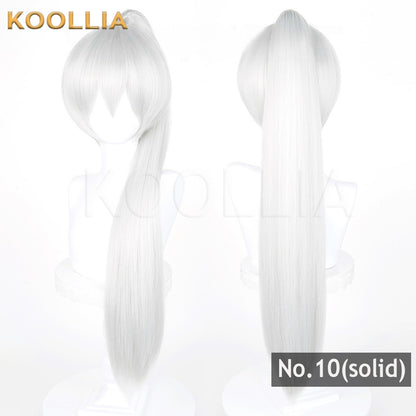 All-purpose 80cm Thick Fluffy Corn Fiber Ponytail with Tiger Mouth Clip