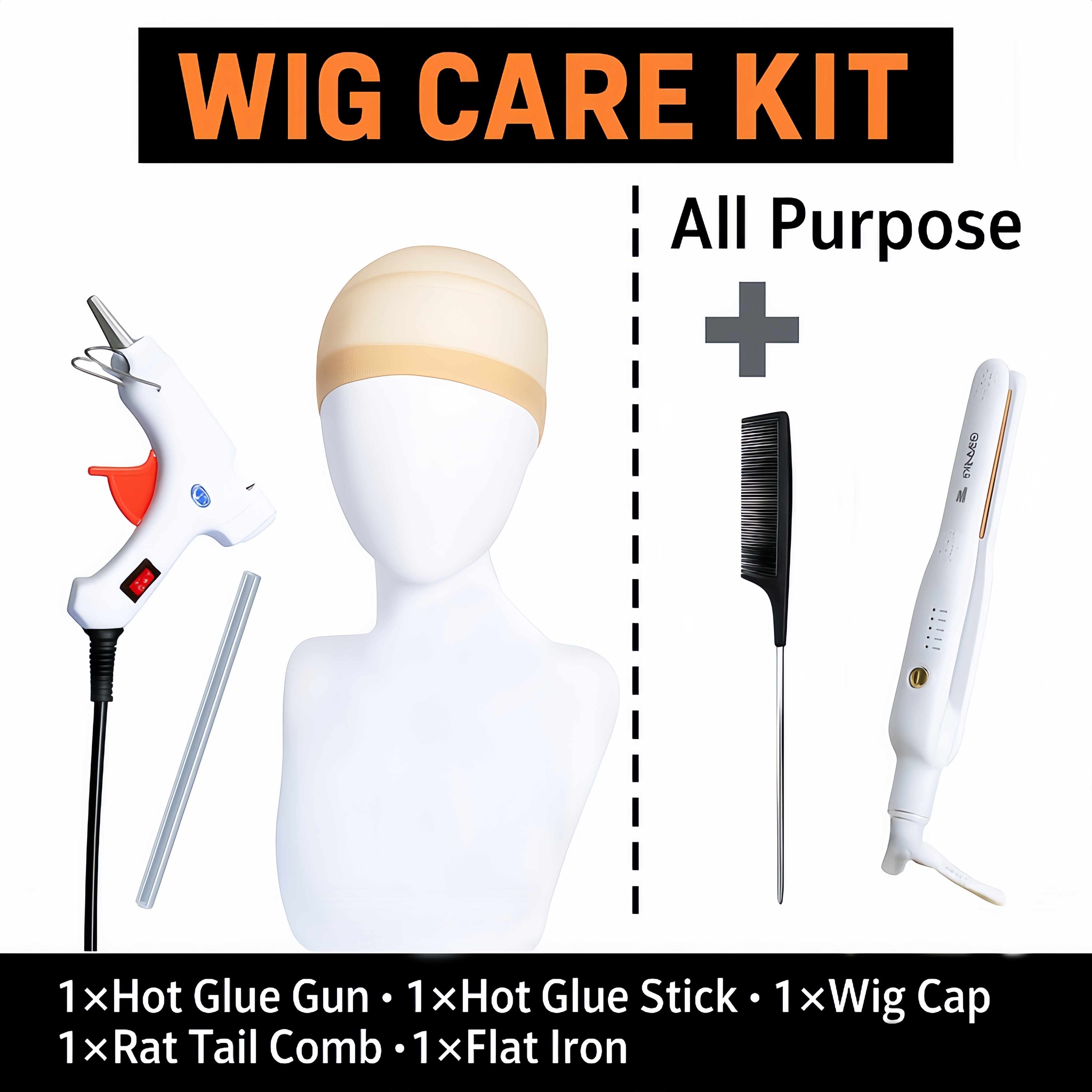 【KOOLLIA】Wig Care Kit Wig Stylist Tools