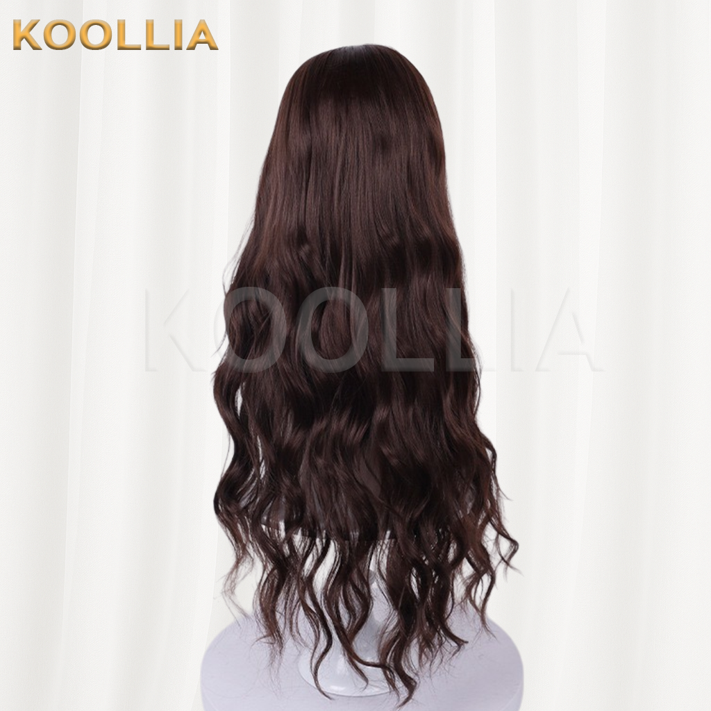 Moana Dark Brown Long Wavy Basic Wig