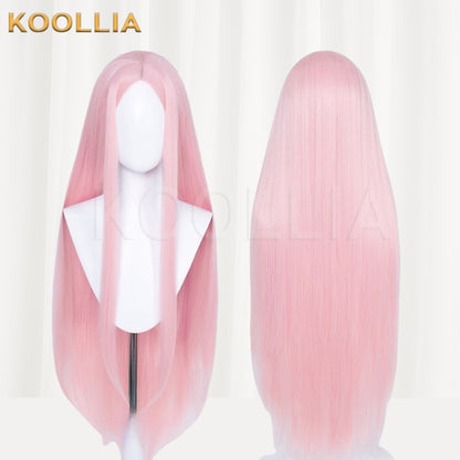 All-purpose 100cm Middle Part Long Straight Multi-color Universal Cosplay Styling Practice Basic Wig