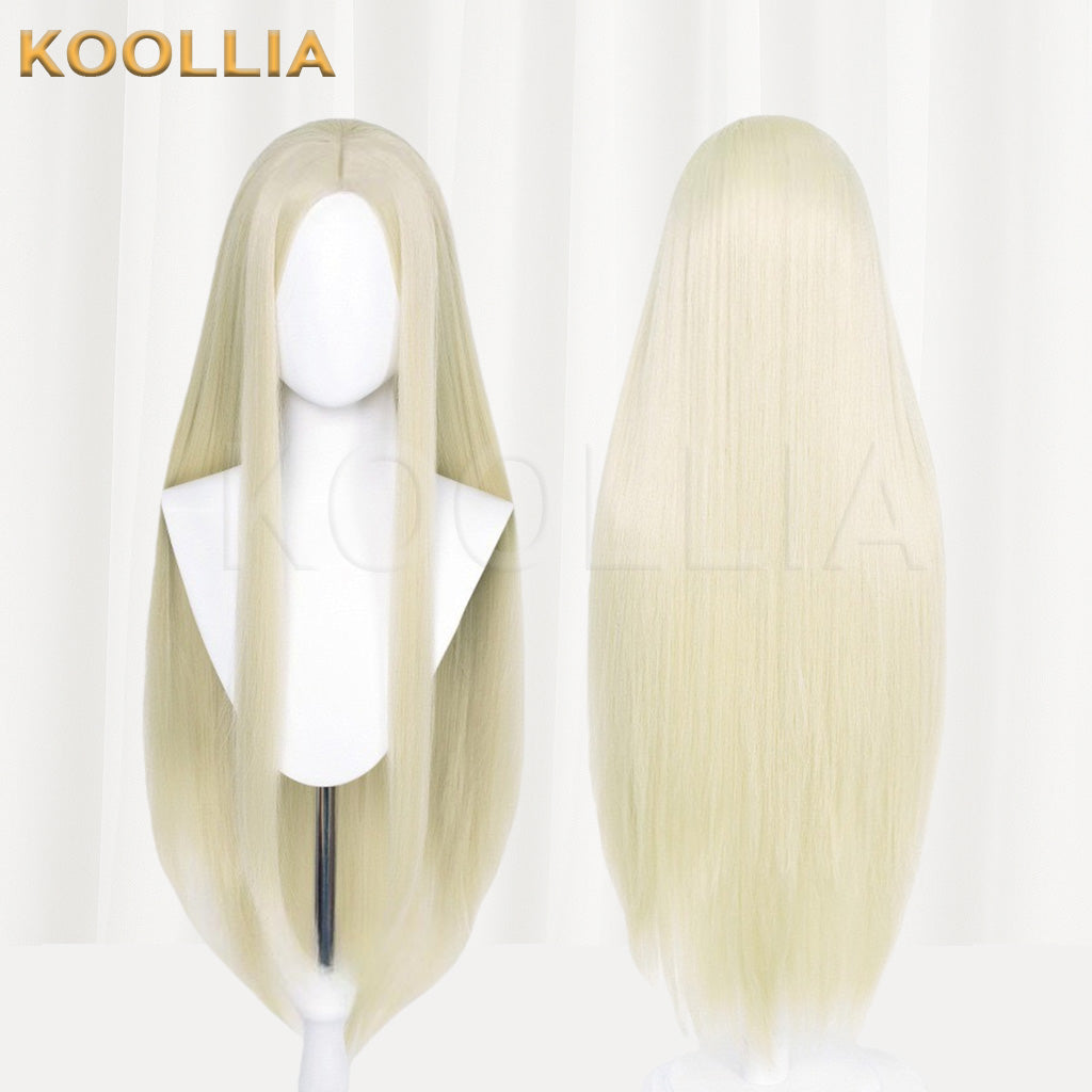 All-purpose 100cm Middle Part Long Straight Multi-color Universal Cosplay Styling Practice Basic Wig