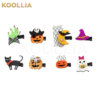 Halloween Hair Clip Random 2 Pcs - KOOLLIA