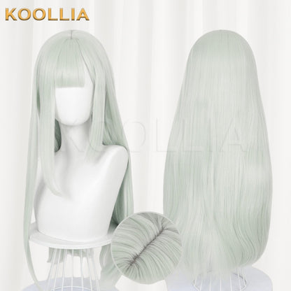 BanG Dream! It’s MyGO!!!!! 	Mutsumi Wakaba Long Green Hair Basic Wig