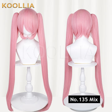 All-purpose Wig Hatsune Miku Twintails With Tiger Mouth Clip Hair Basic Wig - KOOLLIA