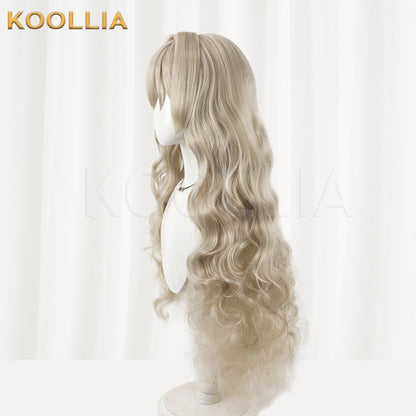 NIKKE: Goddess of Victory Crown Ash Blonde Wavy Basic Wig