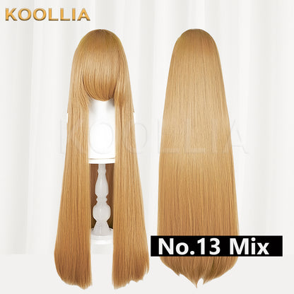 Thickened High-Density 100cm All-Purpose Long Straight Wig（Around 600g）