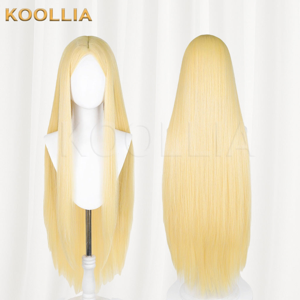 All-purpose 100cm Middle Part Long Straight Multi-color Universal Cosplay Styling Practice Basic Wig