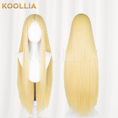 All-purpose 100cm Middle Part Long Straight Multi-color Universal Cosplay Styling Practice Basic Wig