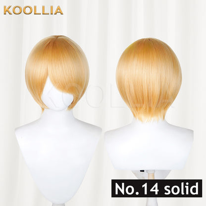 All-purpose 30cm Fluffy Mixed Fiber Short Hair Heat Resistant Basic Wig