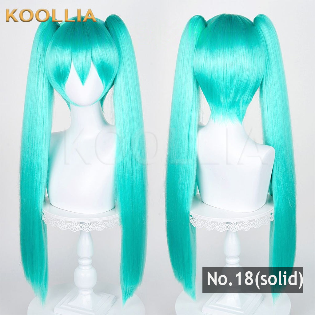 All-purpose 80cm Thick Fluffy Corn Fiber Twin Ponytails with Tiger Mouth Clips