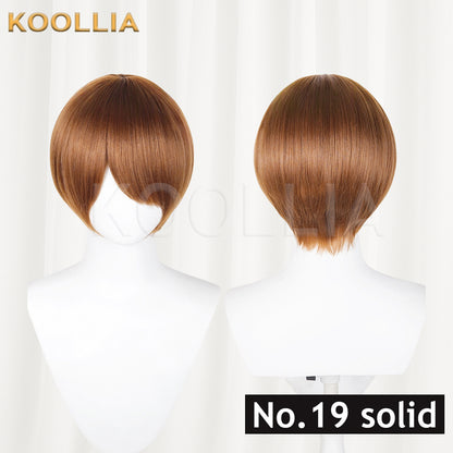 All-purpose 30cm Fluffy Mixed Fiber Short Hair Heat Resistant Basic Wig