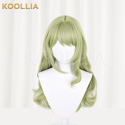 Honkai Impact 3 Mobius Long Green Hair Basic Wig