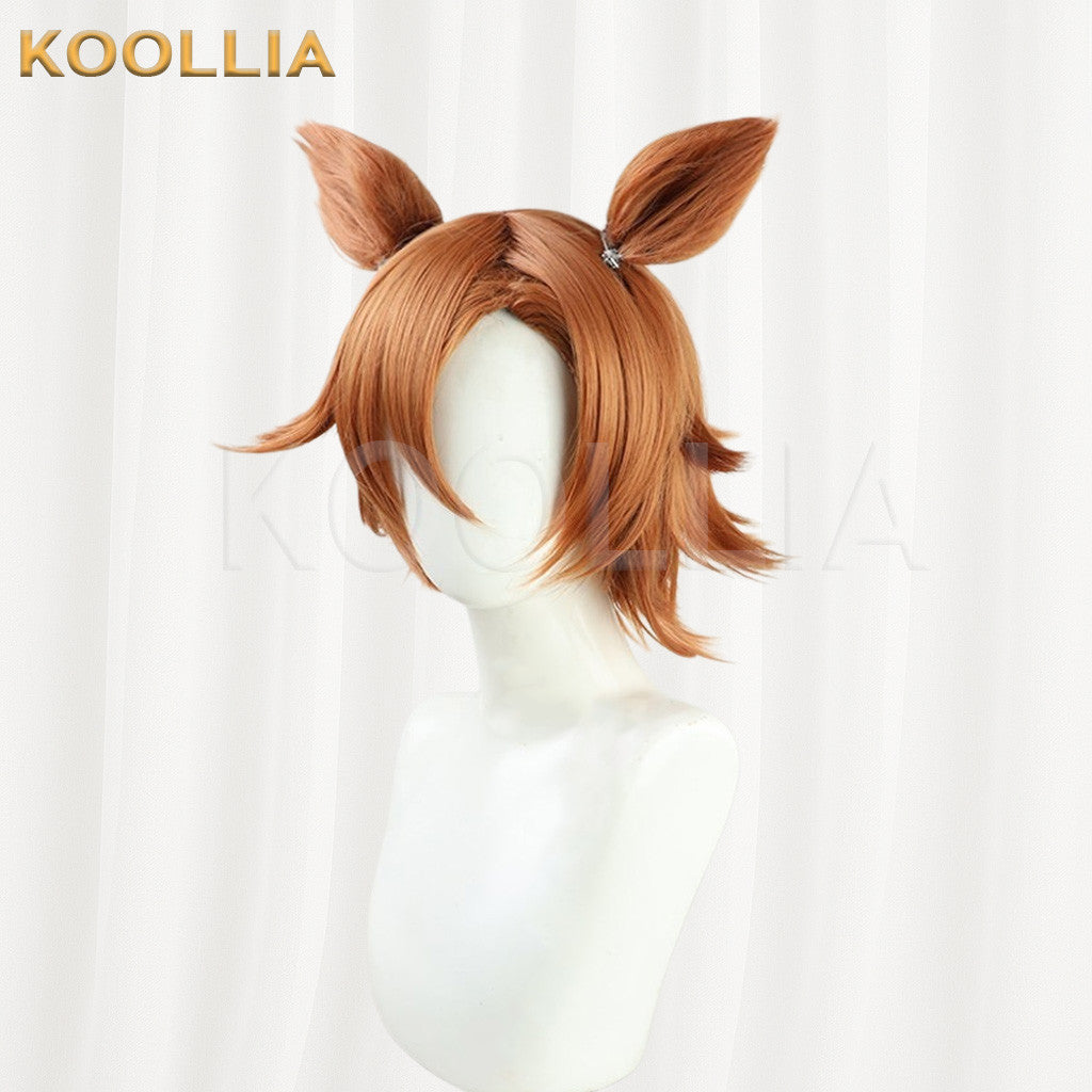 UmaUma Musume Pretty Derby T.M. Opera O Warm Orange Short Layered Flip Basic Wig