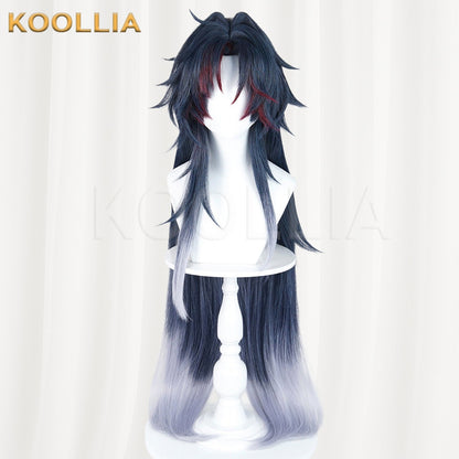 Honkai: Star Rail Blade Black Blue Gradient Basic Wig