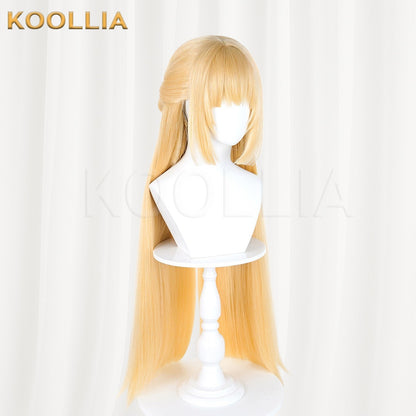 Zenless Zone Zero Nomu Light Cream Gold Long Double Braided Basic Wig