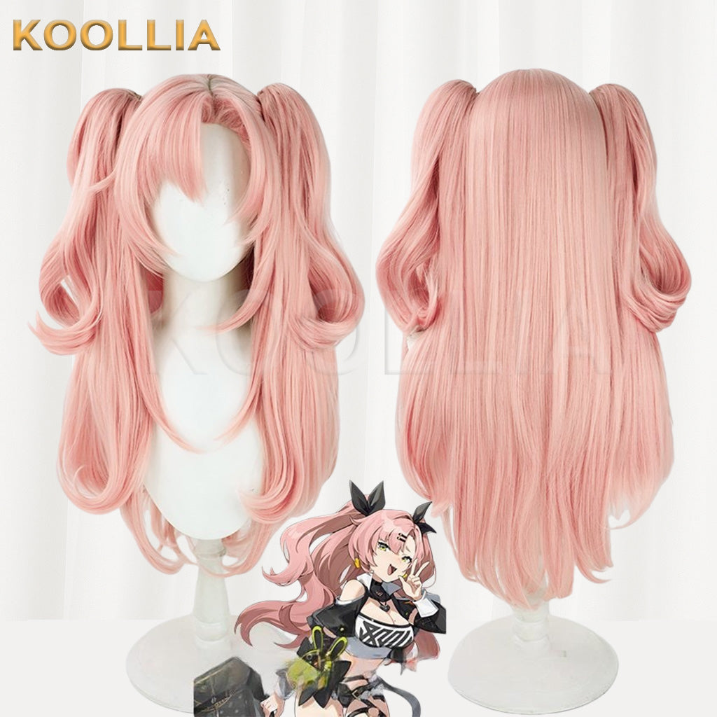 Zenless Zone Zero Nicole Demara Long Pink Hair Basic Wig
