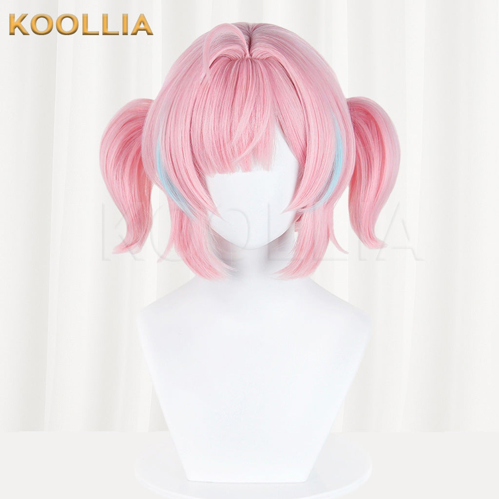 Wuthering Waves Ames Sakura Pink Twin Tails Basic Wig