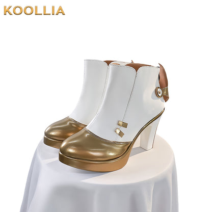 Genshin Impact Ineffa Cosplay Shoes Cospaly Prop