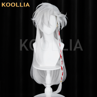 Under the Night Wild Wolf Solid Silver White Basic Wig