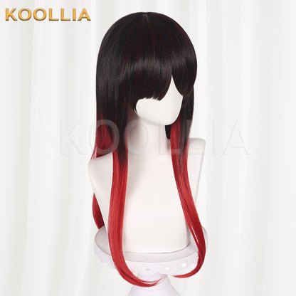 Wind Breaker Wind Blake Black‑Red Gradient Basic Wig
