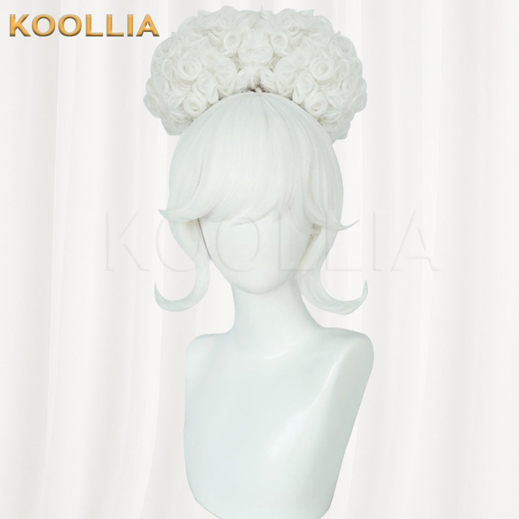 Hazbin Hotel Clara Pure White Basic Wig