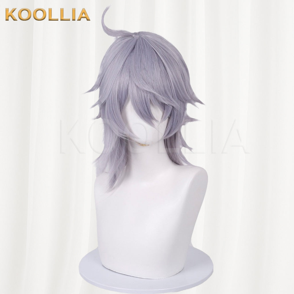 Lock Kingdom Enzo Silver Purple Gradient Basic Wig
