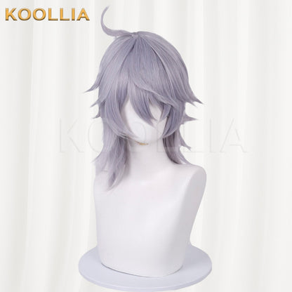Lock Kingdom Enzo Silver Purple Gradient Basic Wig