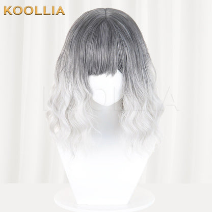 Resident Evil 9 Emily Mixed Gradient Curly Basic Wig