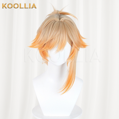 Honor of Kings Mayene Light Blonde & Orange Ombre Basic Wig