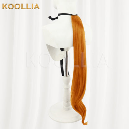 Uma Musume Pretty Derby Mayano Top Gun Orange Medium Long Basic Wig