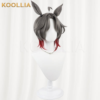 Uma Musume Pretty Derby Rose Kingdom Grey to Red Gradient Basic Wig