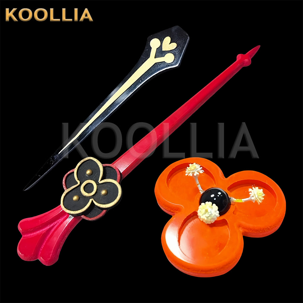Genshin Impact Chiori acessório de cabelo cosplay prop