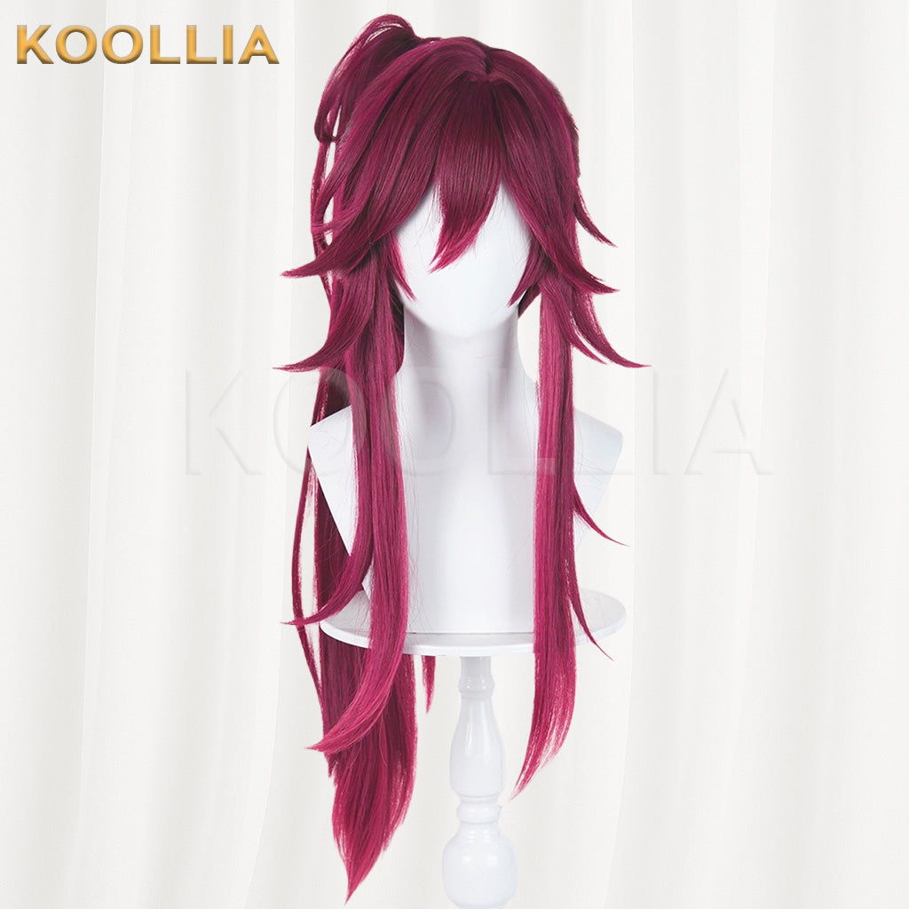 Ensemble Stars Wakami Maruka Wine Red Basic Wig