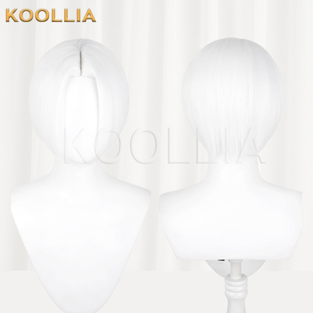 All-purpose 30cm High Temp Basic Wig - Thick Middle Part Short Cut