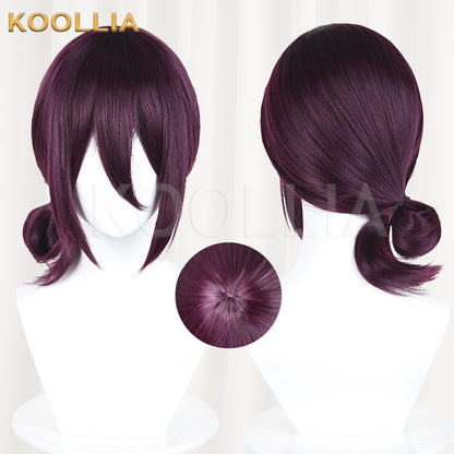 Chainsaw Man Reze Short Purple Hair Basic Wig