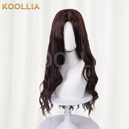 Moana Dark Brown Long Wavy Basic Wig