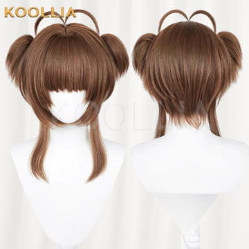 Card Captor Sakura Kinomoto Sakura Basic Wig - KOOLLIA