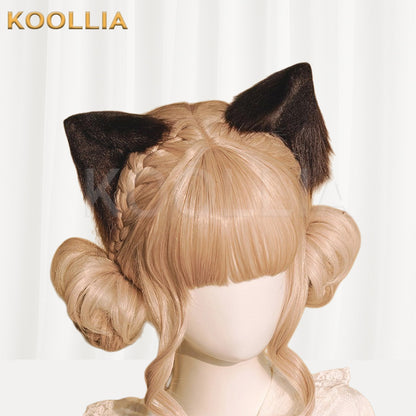 Cute Lolita Plush Animal Ear Hair Clips Multi-color