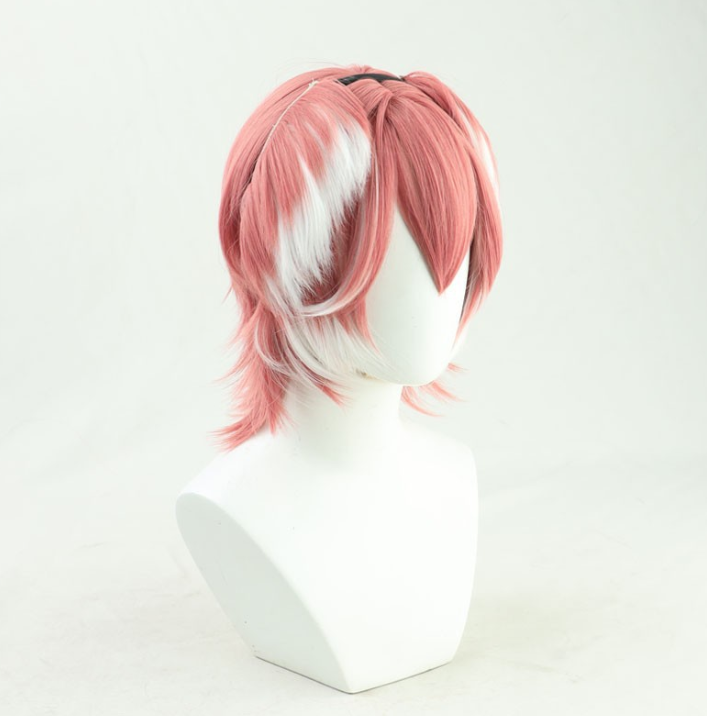 Hololive Takane Lui Short Pink Hair Basic Wig