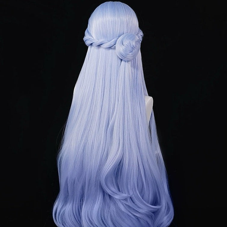 KOOLLIA- Honkai: Star Rail Robin Long Blue Hair Basic Wig