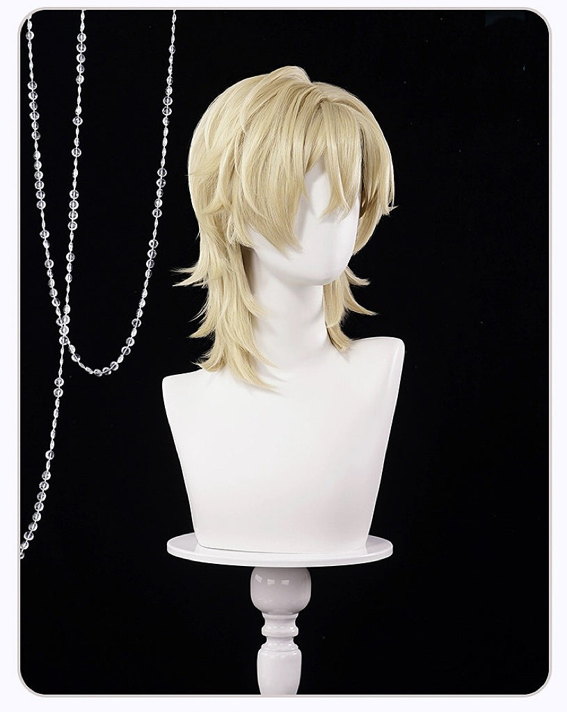 Honkai: Star Rail Aventurine Long Yellow Hair Basic Wig