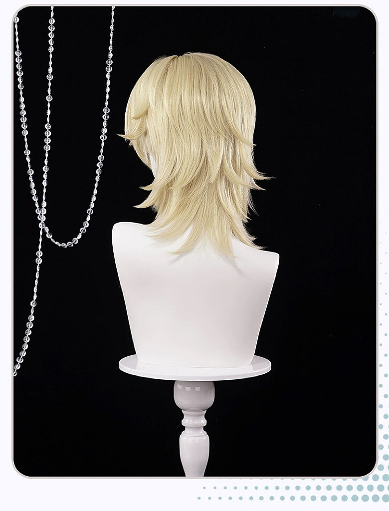 Honkai: Star Rail Aventurine Long Yellow Hair Basic Wig